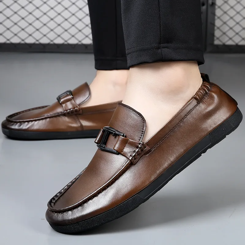 Medd Loafers Men Black Brown-10