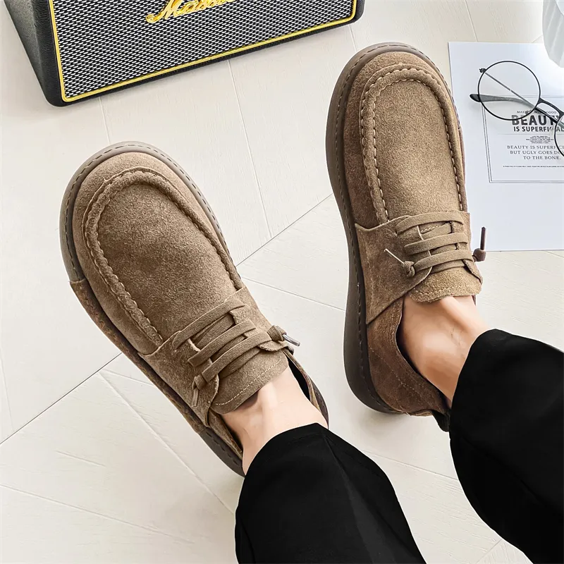 Medd Men's Casual Shoes Men Low Top Brown/Khaki-2