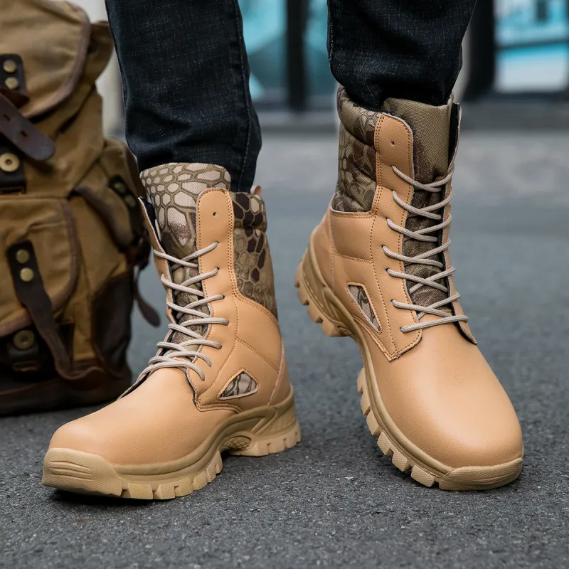 Medd Martin Boots Men Khaki/Camouflage-8