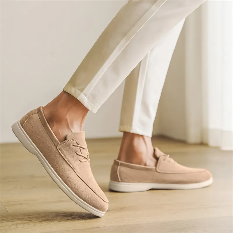 Medd Men's Casual Shoes Men Low Top Khaki Brown-2