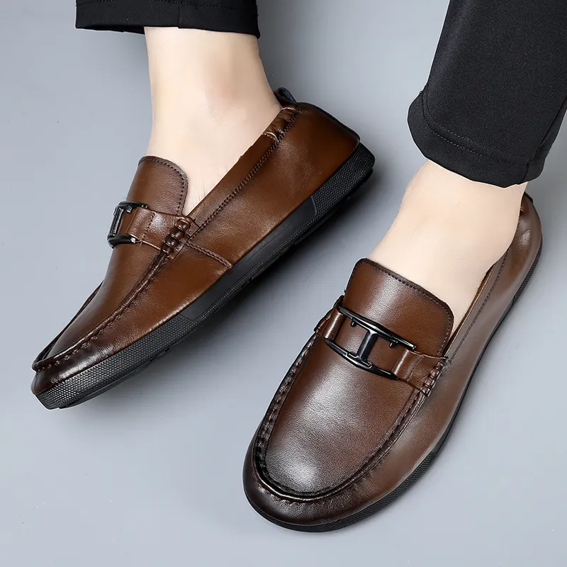 Medd Loafers Men Black Brown-11