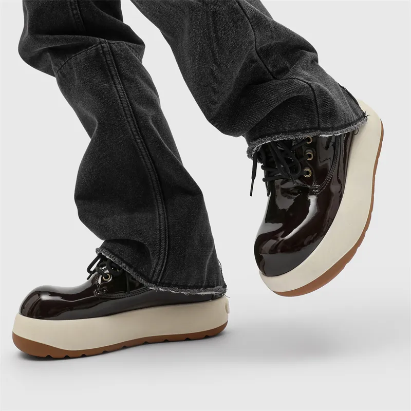 Medd Martin Boots Men Yellow Black-22