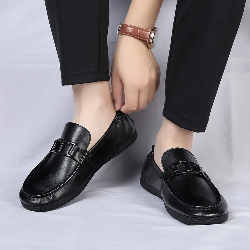 Medd Loafers Men Black Brown-2