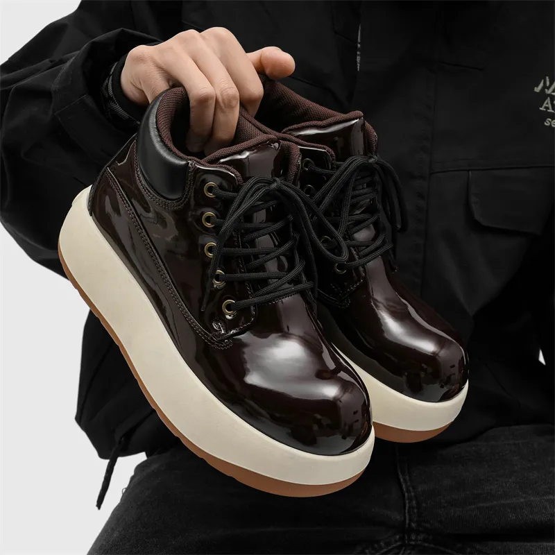Medd Martin Boots Men Yellow Black-21