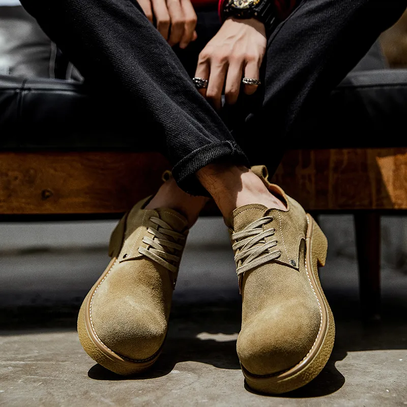 Medd Men's Casual Shoes Men Low Top Black/Sand/Camel-5