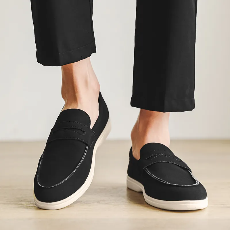 Medd Loafers Men Black/Beige/Sky Blue/Brown-2