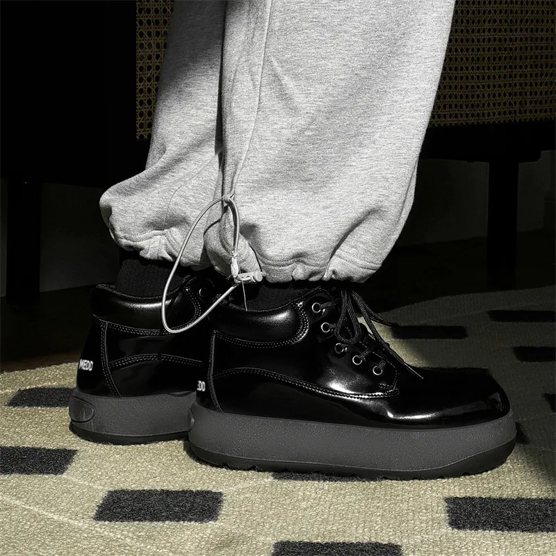 Medd Martin Boots Men Yellow Black-19