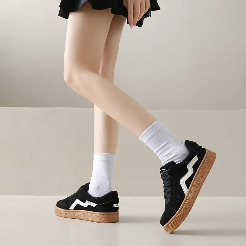 Medd Low Top Platform Height Increasing Skateboard Shoes Women's-4