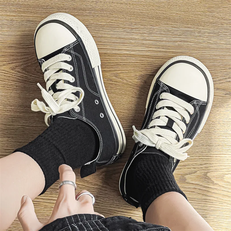 Medd Height Increasing Canvas Shoes Unisex-3
