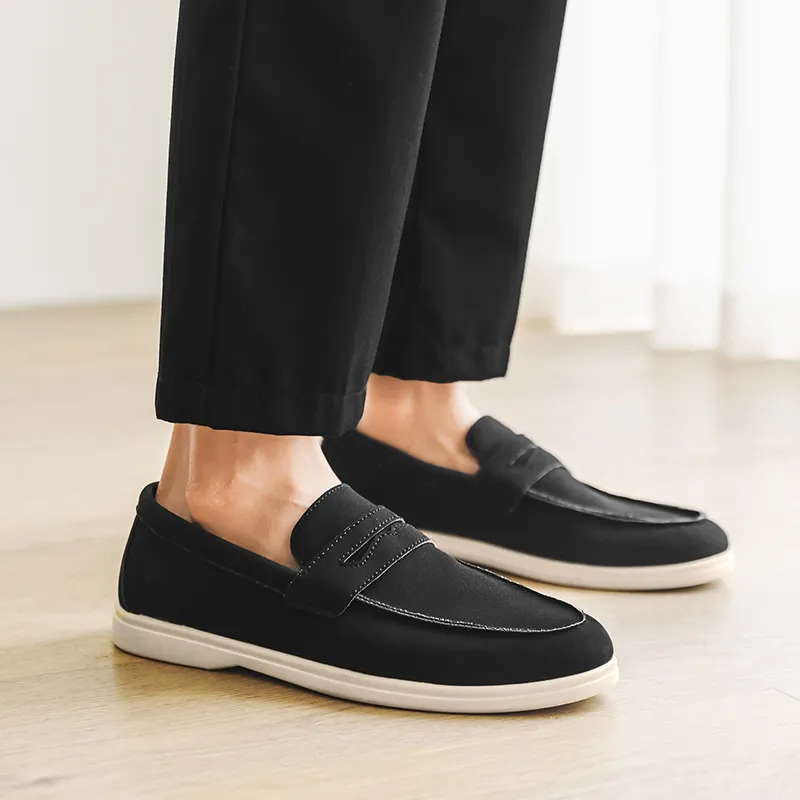 Medd Loafers Men Black/Beige/Sky Blue/Brown-1