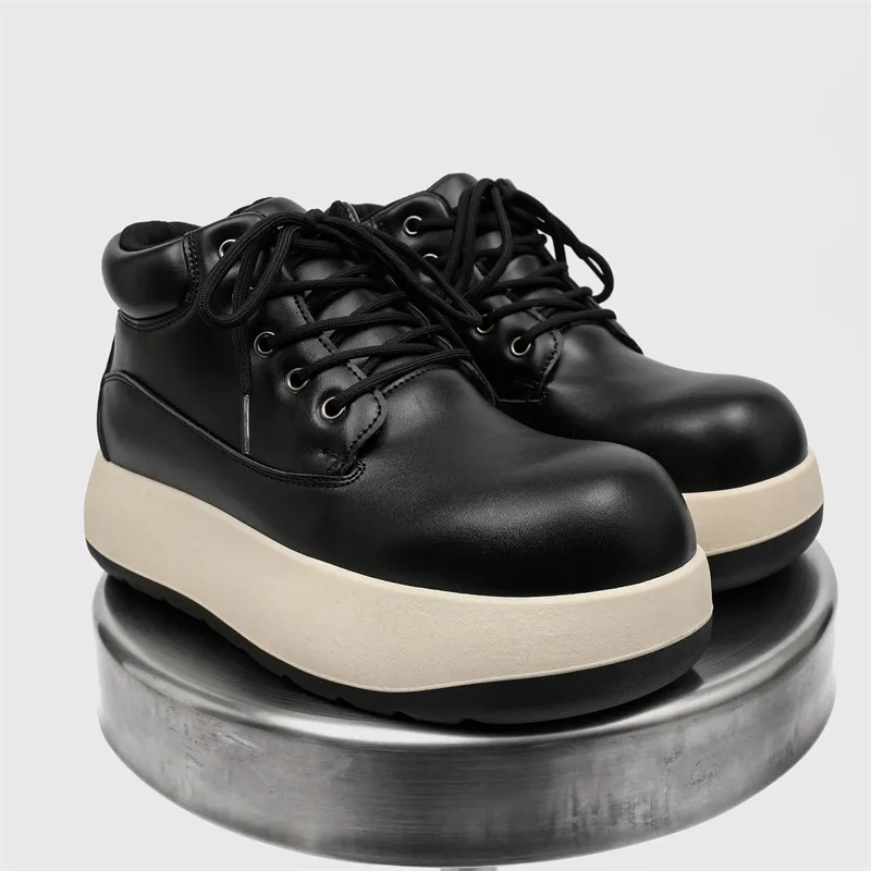 Medd Martin Boots Men Yellow Black-9