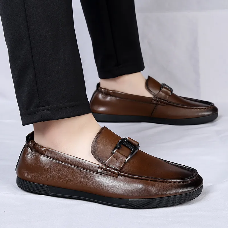 Medd Loafers Men Black Brown-8