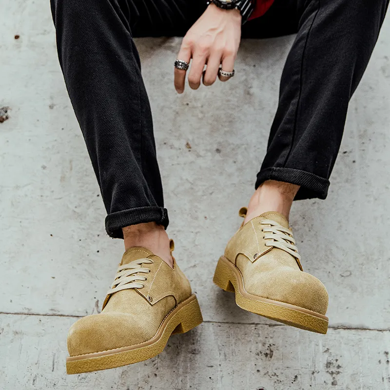 Medd Men's Casual Shoes Men Low Top Black/Sand/Camel-6