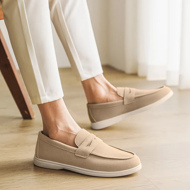 Medd Loafers Men Black/Beige/Sky Blue/Brown-13