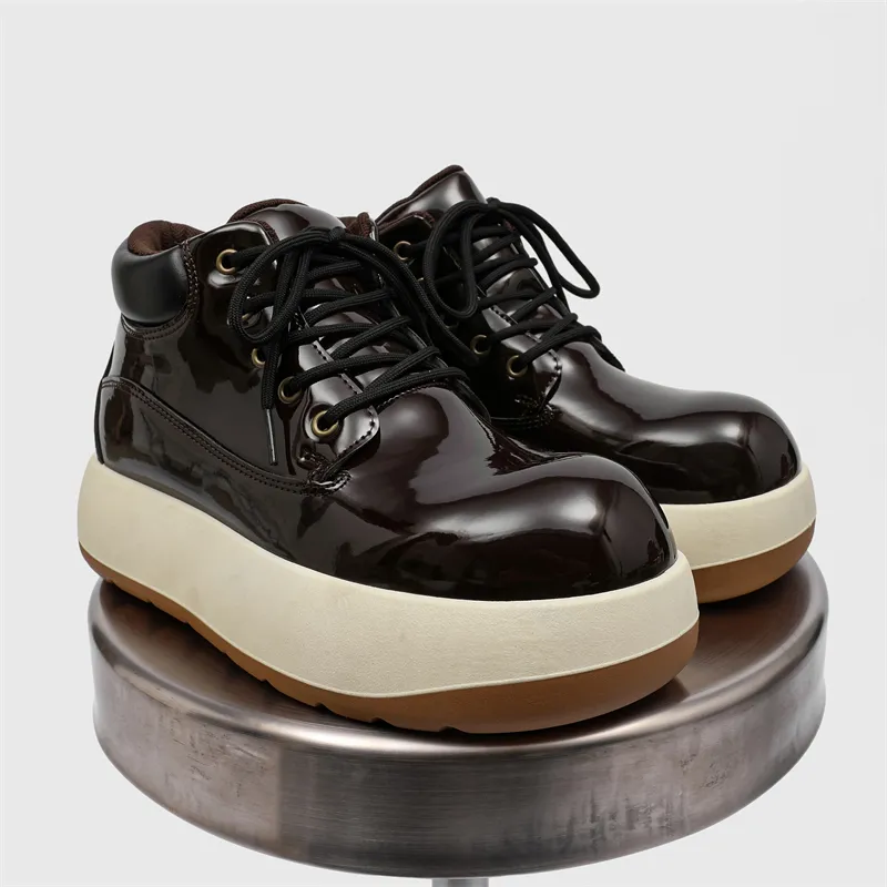 Medd Martin Boots Men Yellow Black-25