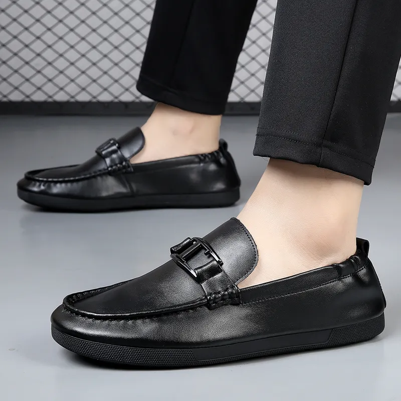 Medd Loafers Men Black Brown-4