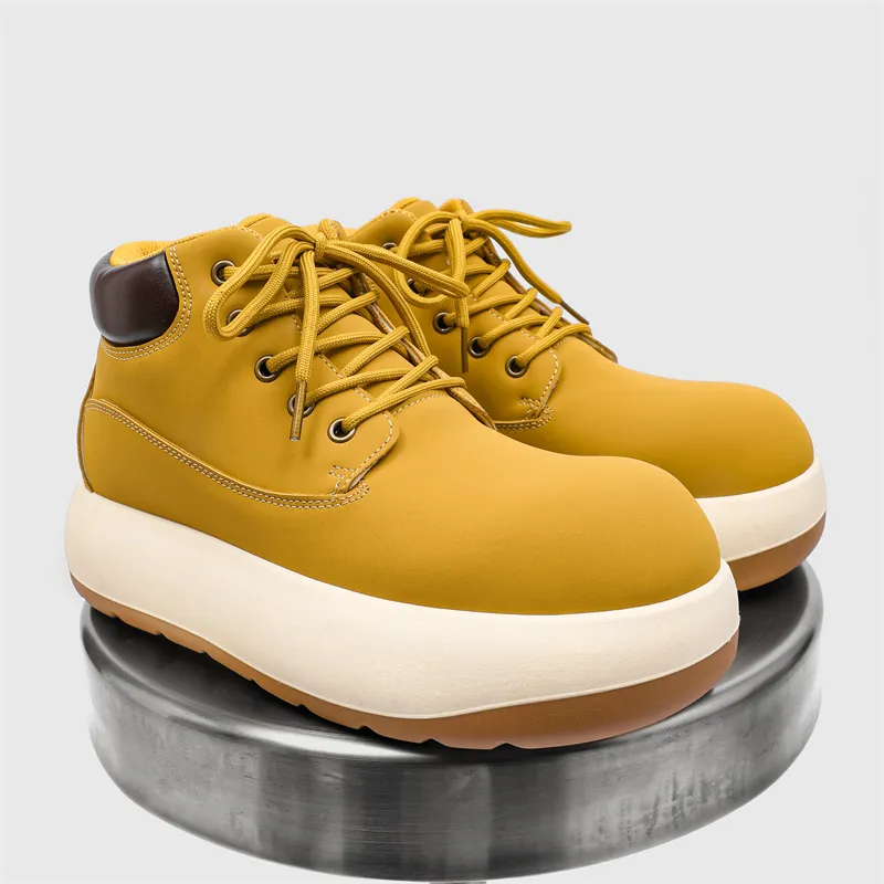 Medd Martin Boots Men Yellow Black-5