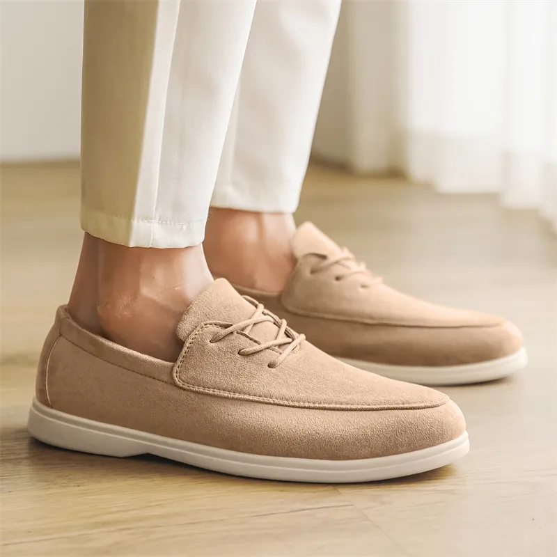 Medd Men's Casual Shoes Men Low Top Khaki Brown-1