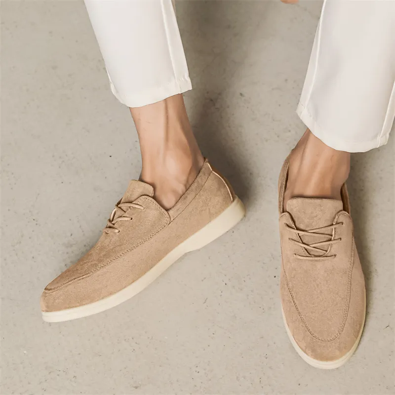 Medd Men's Casual Shoes Men Low Top Khaki Brown-4