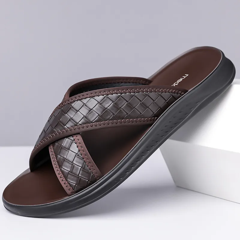 Medd Slip Resistant Abrasion Resistant Slide Slippers Men's-6