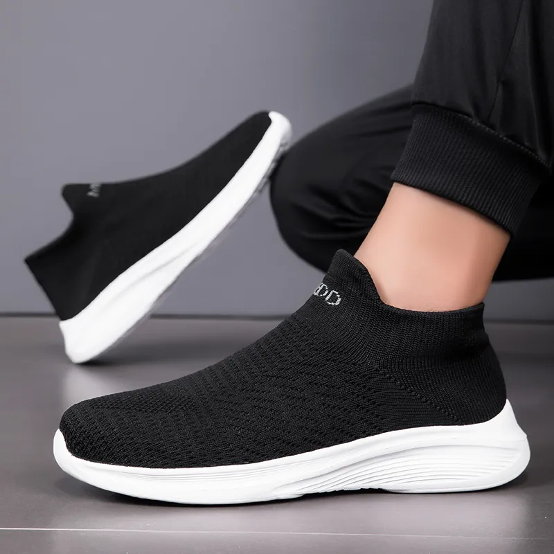 Medd Mid Top Casual Shoes Unisex Black-4