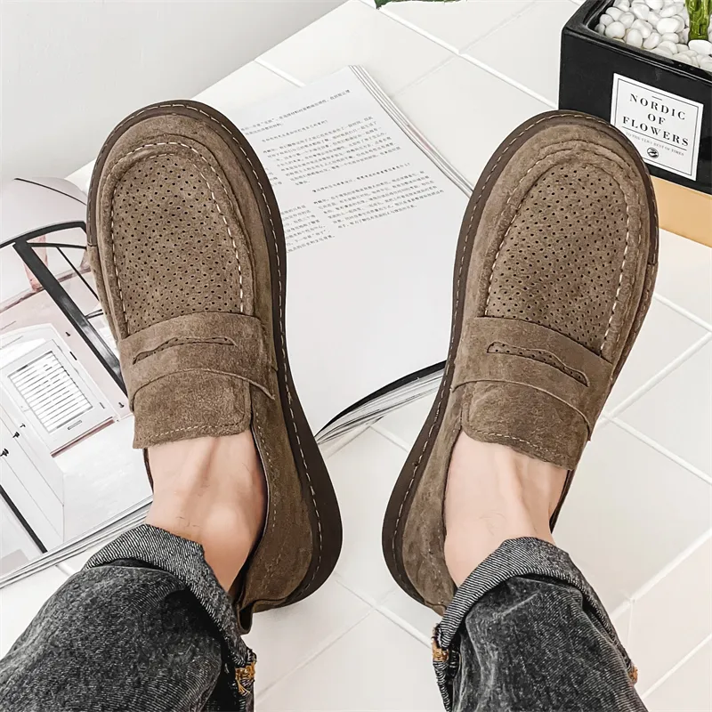 Medd Men's Casual Shoes Men Low Top Yellow/Brown-10