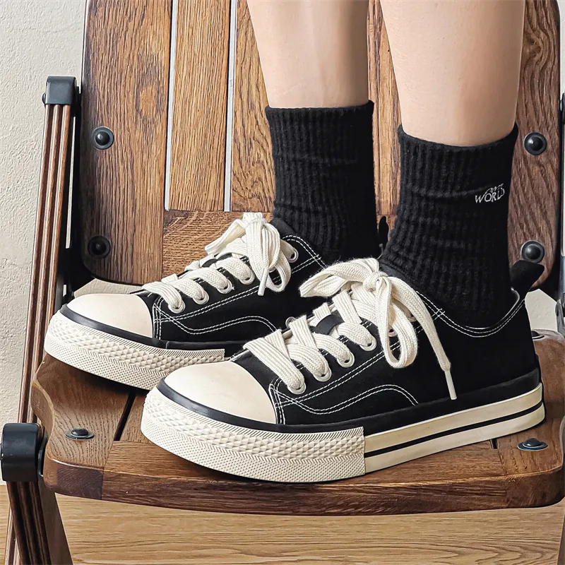Medd Height Increasing Canvas Shoes Unisex-2