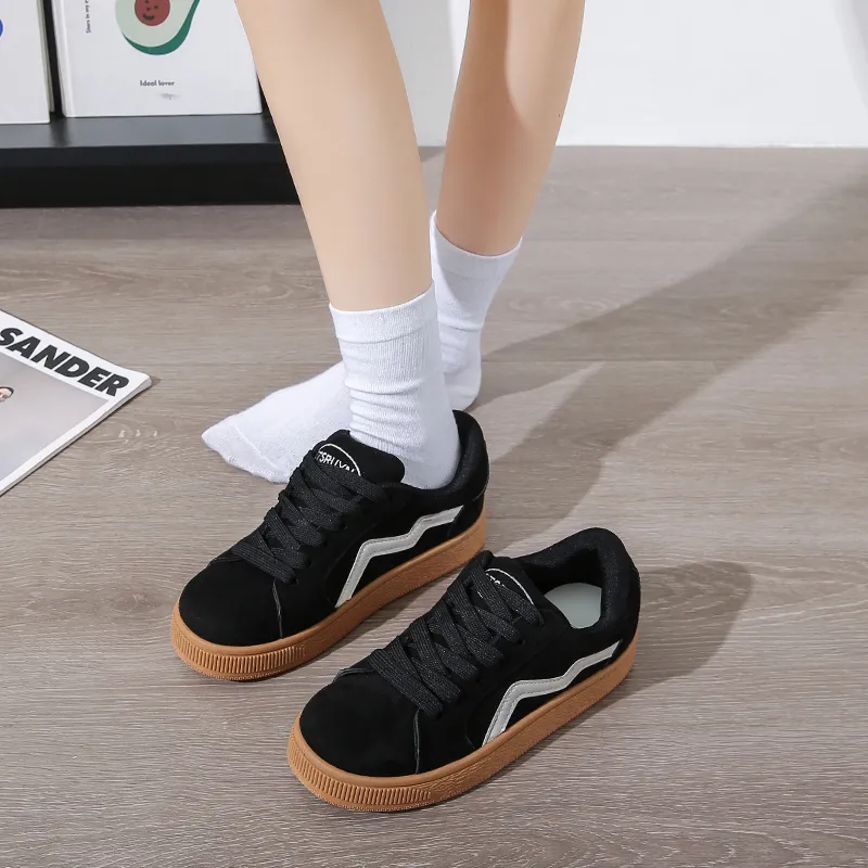 Medd Low Top Platform Height Increasing Skateboard Shoes Women's-2