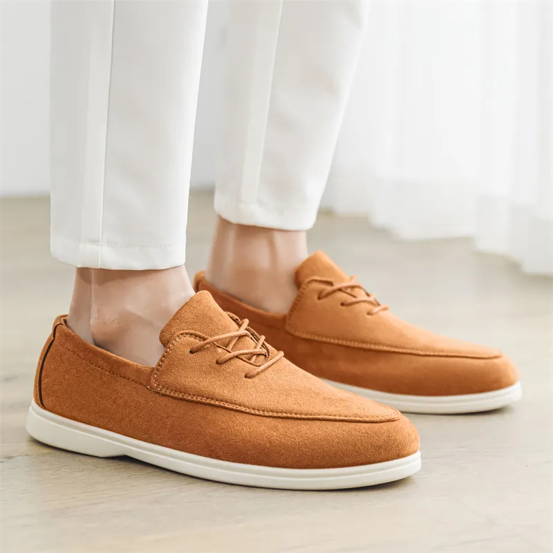 Medd Men's Casual Shoes Men Low Top Khaki Brown-17