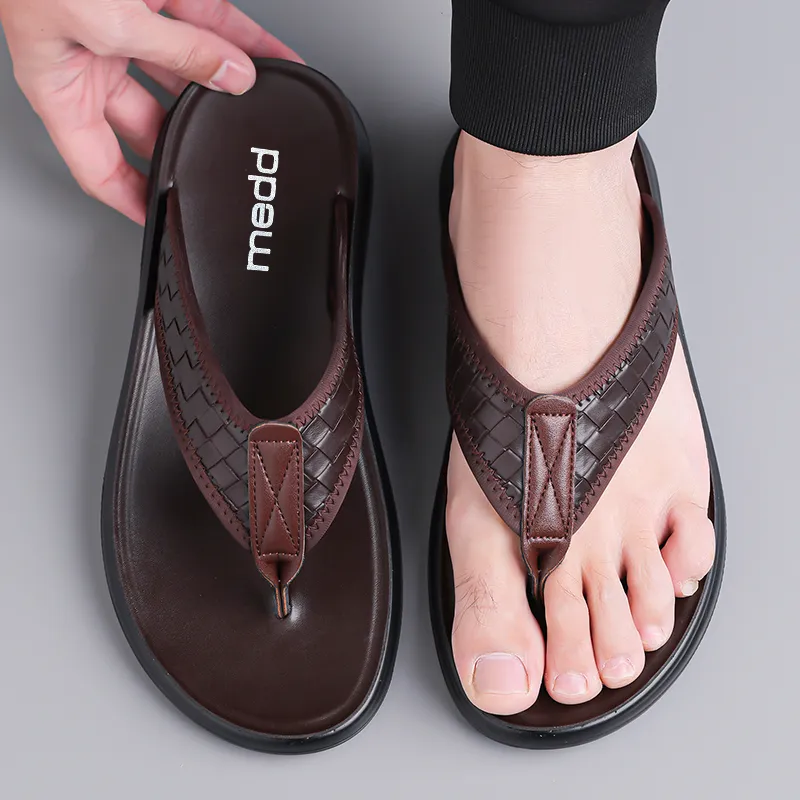Medd Slip Resistant Flip Flops Men's-9