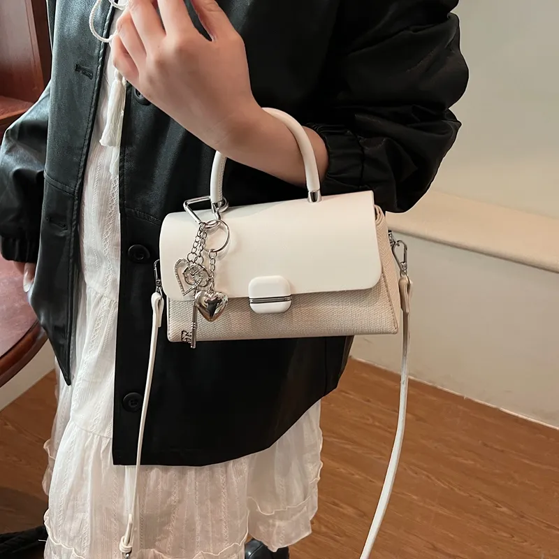 LUVISTRUE PU Handbag Shoulder Bag Crossbody Bag Women's White/blue/apricot/black-1