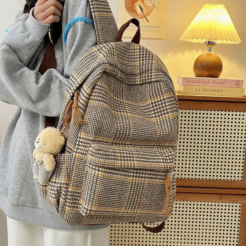 LUVISTRUE Composite Cloth Backpack Regular Unisex Multicolor-15