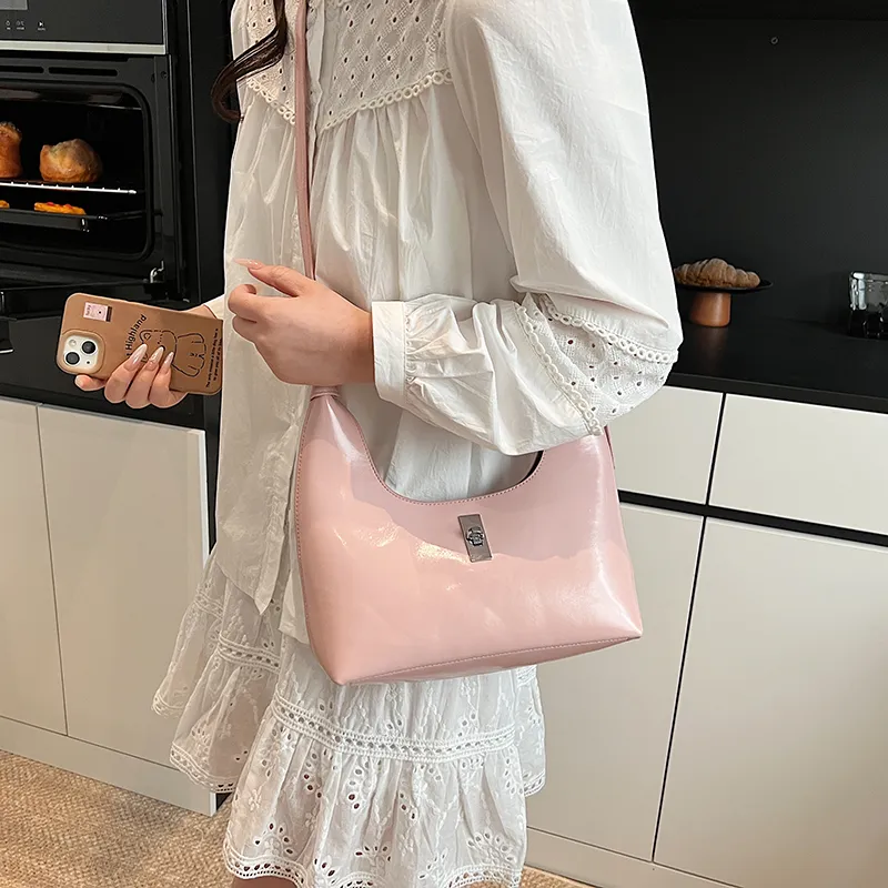 LUVISTRUE PU Crossbody Bag Shoulder Bag Regular Women's White/Silver/Blue/Red/Pink/Black-26