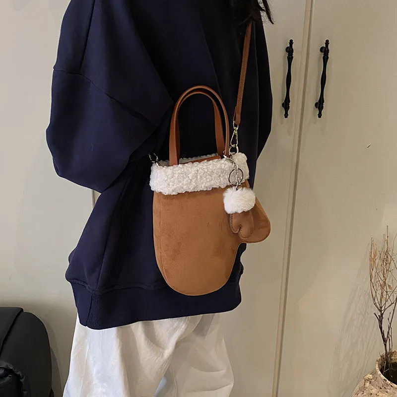 LUVISTRUE PU Matte Handbags Shoulder Bag Crossbody Bag Regular Women's Pink/Brown-10