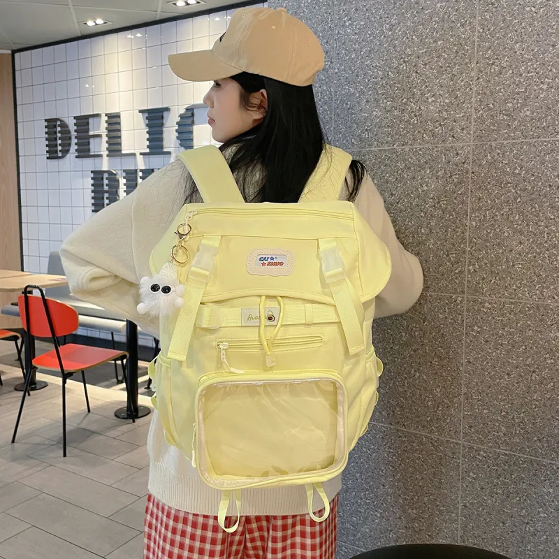LUVISTRUE Nylon Backpack Women's Multicolor-5