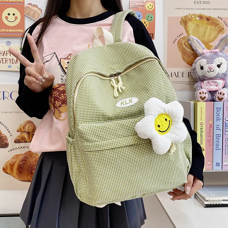 LUVISTRUE Canvas Backpack Women's Multicolor-30