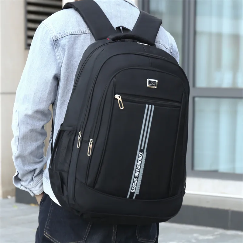 LUVISTRUE Oxford Backpack Men's Black-6