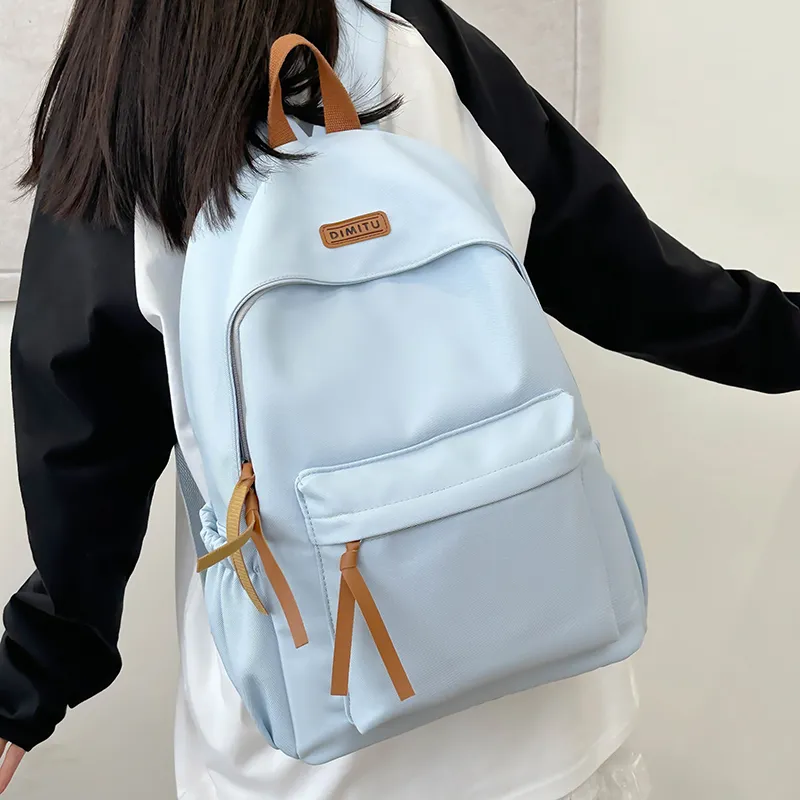 LUVISTRUE Nylon Backpack Regular Unisex White/Red/Blue/Black-15