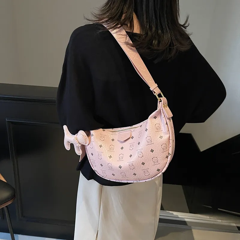 LUVISTRUE PU Crossbody Bag Women's Brown/Beige/Black/Pink/White-24
