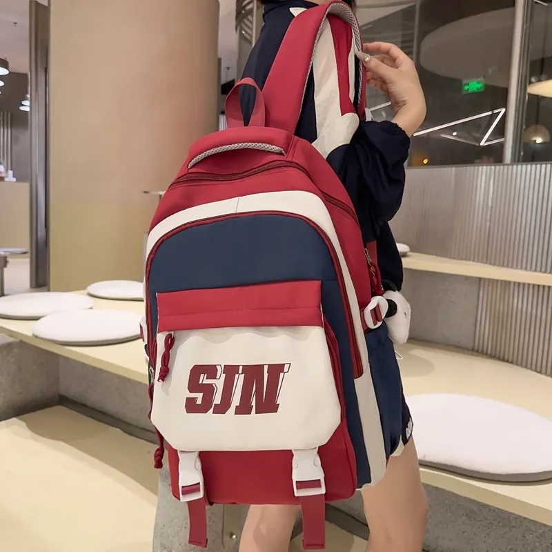 LUVISTRUE Nylon Backpack Regular Unisex Multicolor-6