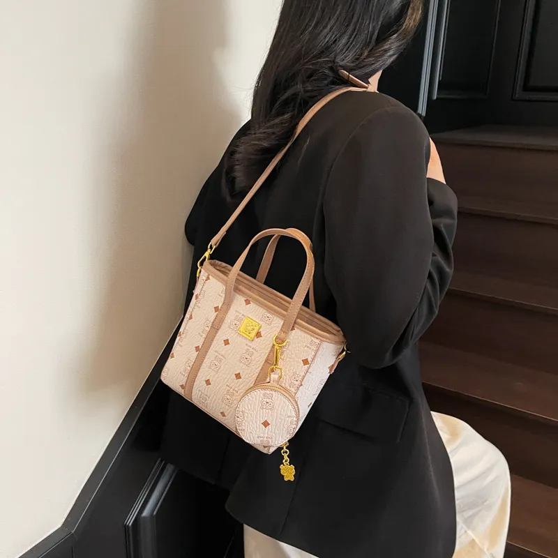 LUVISTRUE PU Handbags Shoulder Bag Crossbody Bag Regular Women's Pink/Brown/Ecru-18