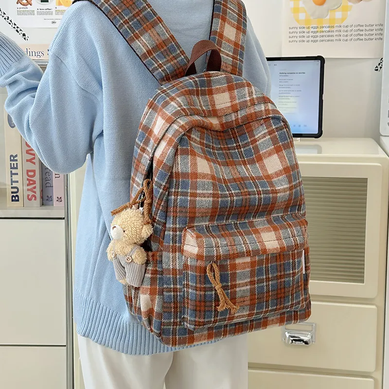 LUVISTRUE Composite Cloth Backpack Regular Unisex Multicolor-18