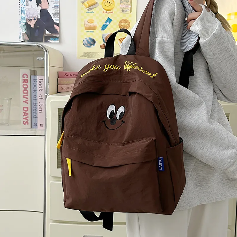 LUVISTRUE Nylon Backpack Unisex Multicolor-17