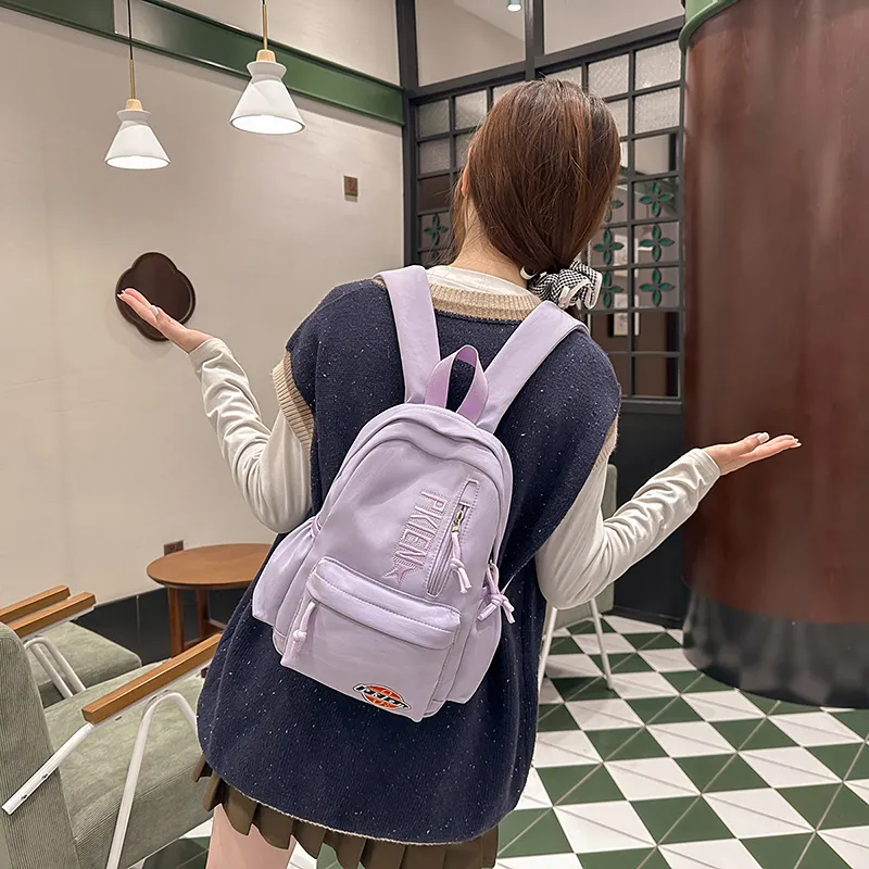 LUVISTRUE Nylon Backpack Regular Unisex Multicolor-16