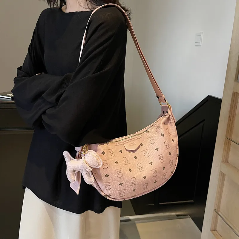 LUVISTRUE PU Crossbody Bag Women's Brown/Beige/Black/Pink/White-26