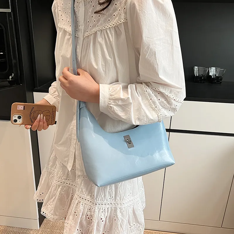 LUVISTRUE PU Crossbody Bag Shoulder Bag Regular Women's White/Silver/Blue/Red/Pink/Black-13