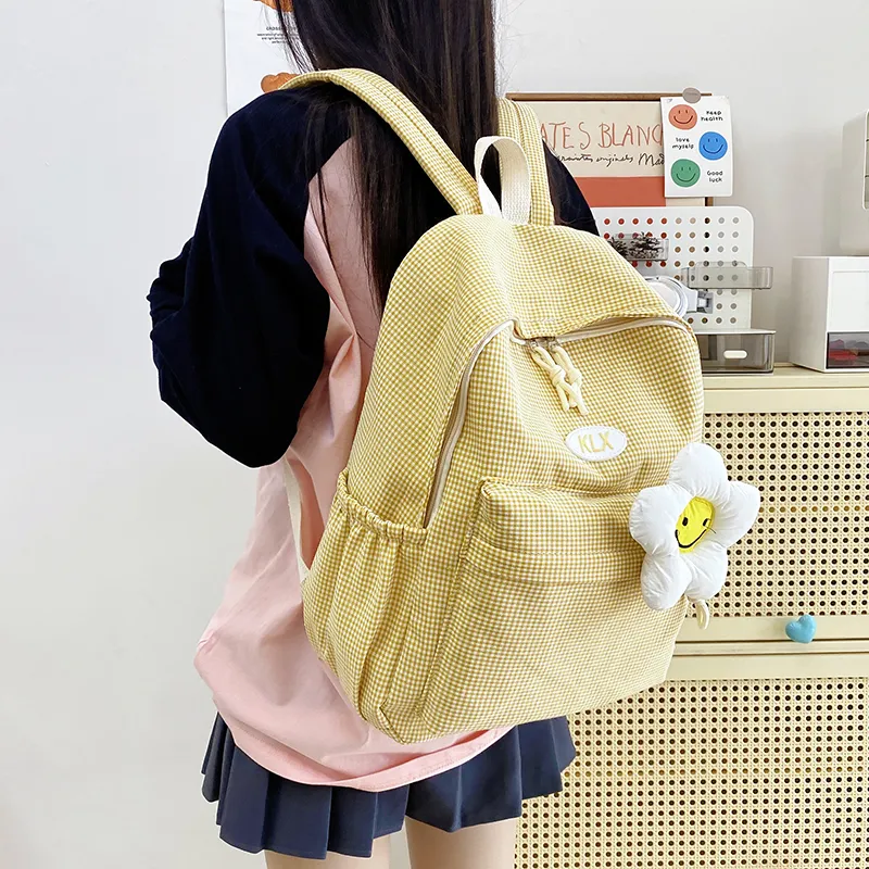 LUVISTRUE Canvas Backpack Women's Multicolor-15