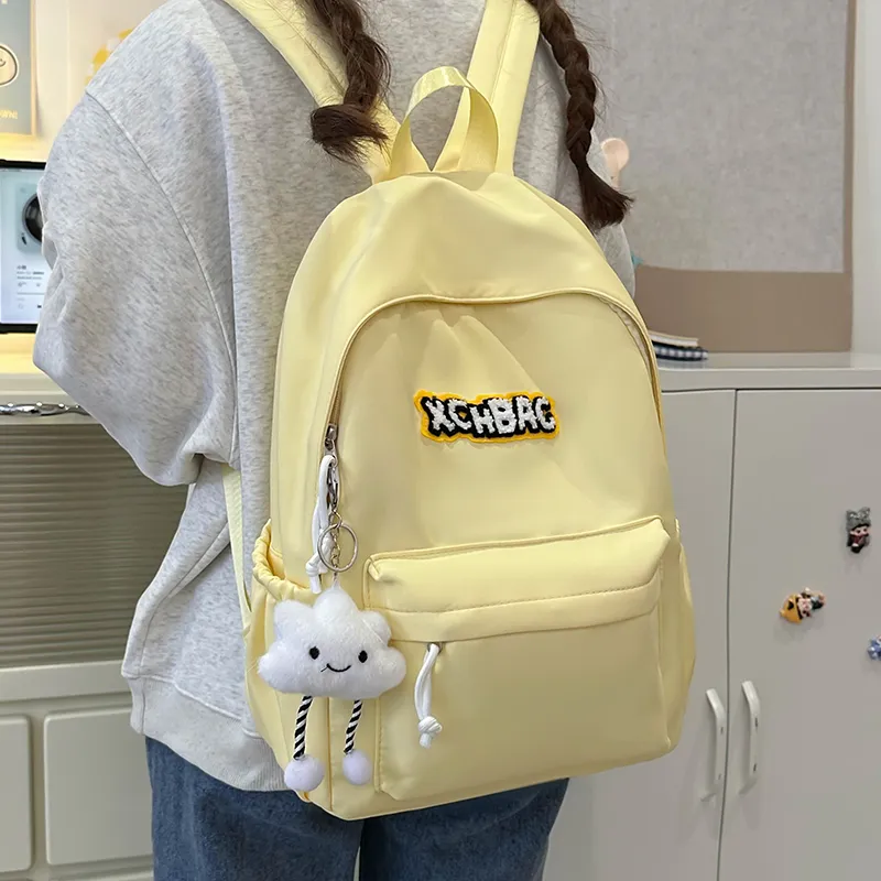 LUVISTRUE Nylon Backpack Regular Unisex Multicolor-12