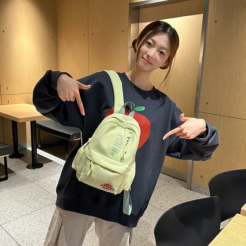 LUVISTRUE Nylon Backpack Regular Unisex Multicolor-25