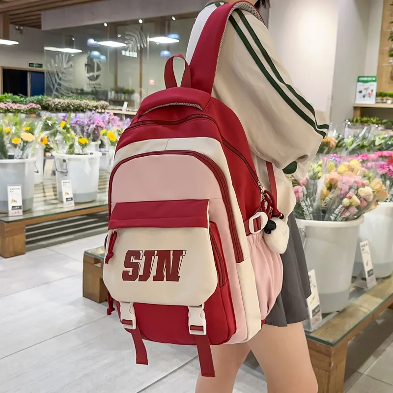 LUVISTRUE Nylon Backpack Regular Unisex Multicolor-13